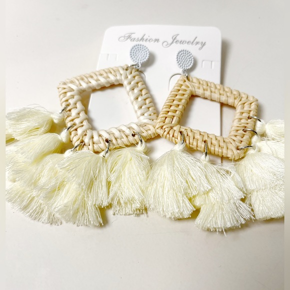 💛Bohemian Rattan Earring | Lightweight |Brand New 💛 - Picture 4 of 6